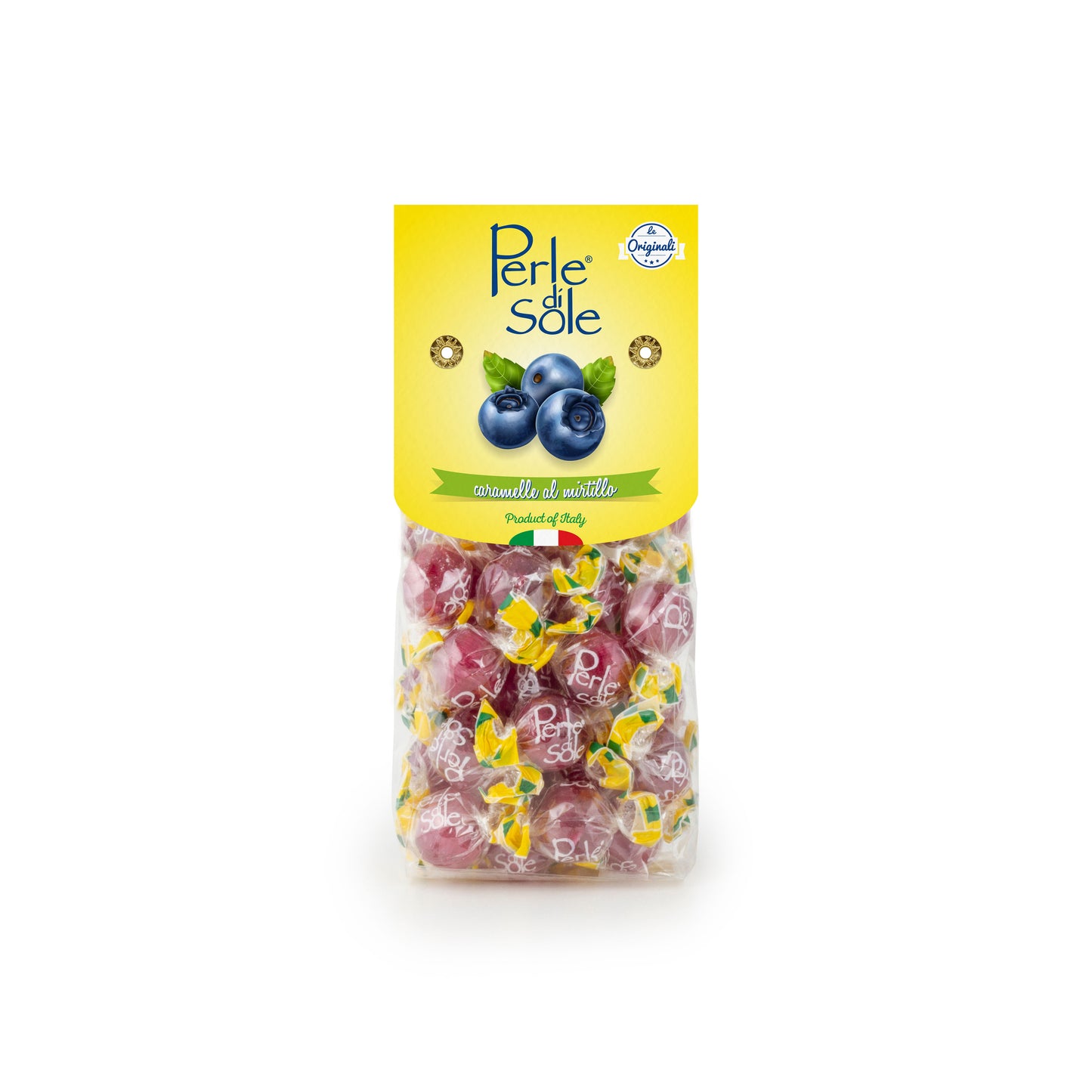 Perle di Sole - Hartbonbons mit Heidelbeergeschmack - 200g