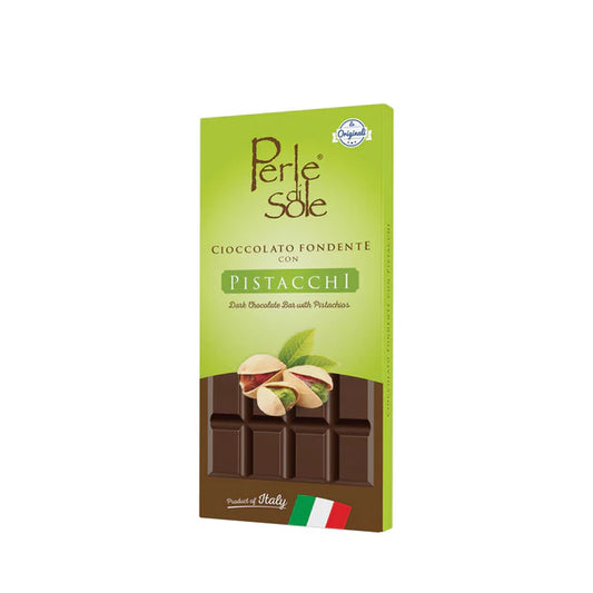 Perle di Sole Schokoladentafel mit Pistazien (100g)