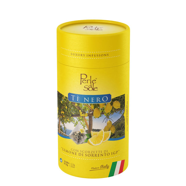 Perlé di sole - Schwarzer Tee mit Zitronenschalen aus Sorrento IG